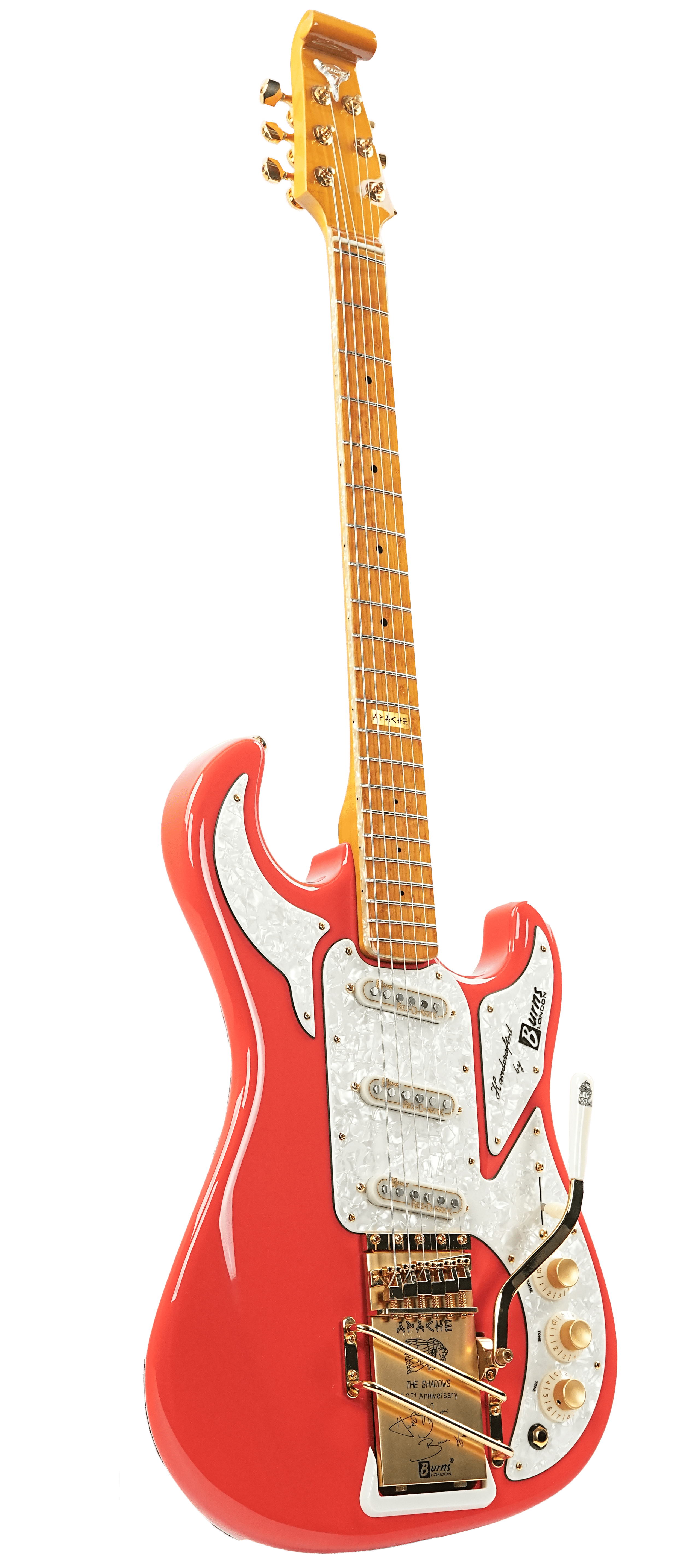 Burns Apache The Shadows 50th Anniversary Fiesta Red 2008 | The